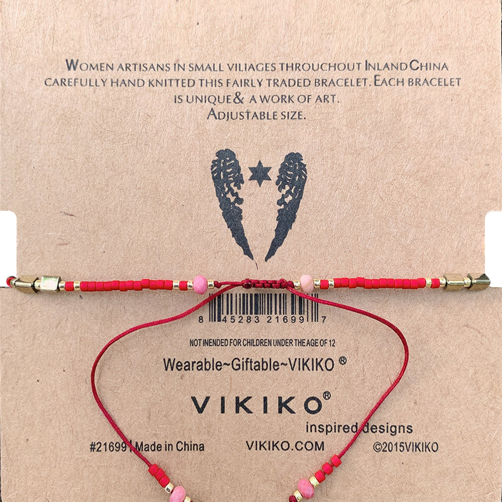 VIKIKO Natural Stone Bracelet Handmade Beaded Bracelet Miyuki Seed Beads Bracelet Gift for Her