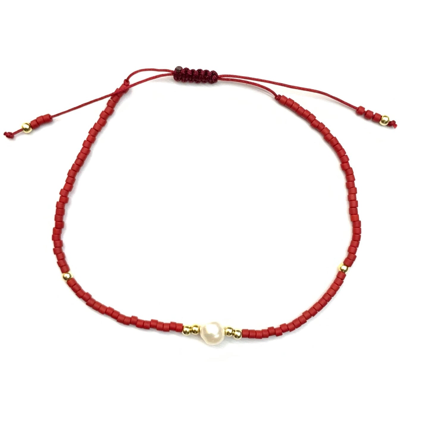 VIKIKO Miyuki Delica Beads Dainty Bracelet Freshwater Pearl Bracelets